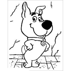 Dibujo para colorear: Scooby Doo (Dibujos Animados y Series Animadas) #31315 - Dibujos para Colorear e Imprimir Gratis