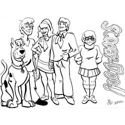 Dibujo para colorear: Scooby Doo (Dibujos Animados y Series Animadas) #31333 - Dibujos para Colorear e Imprimir Gratis