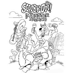 Dibujo para colorear: Scooby Doo (Dibujos Animados y Series Animadas) #31359 - Dibujos para Colorear e Imprimir Gratis