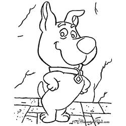 Dibujo para colorear: Scooby Doo (Dibujos Animados y Series Animadas) #31405 - Dibujos para Colorear e Imprimir Gratis