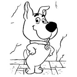 Dibujo para colorear: Scooby Doo (Dibujos Animados y Series Animadas) #31458 - Dibujos para Colorear e Imprimir Gratis