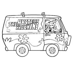 Dibujo para colorear: Scooby Doo (Dibujos Animados y Series Animadas) #31501 - Dibujos para Colorear e Imprimir Gratis