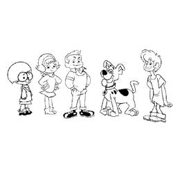 Dibujo para colorear: Scooby Doo (Dibujos Animados y Series Animadas) #31528 - Dibujos para Colorear e Imprimir Gratis