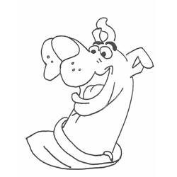 Dibujo para colorear: Scooby Doo (Dibujos Animados y Series Animadas) #31552 - Dibujos para Colorear e Imprimir Gratis