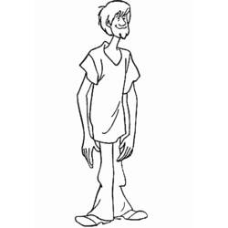 Dibujo para colorear: Scooby Doo (Dibujos Animados y Series Animadas) #31601 - Dibujos para Colorear e Imprimir Gratis