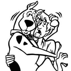 Dibujo para colorear: Scooby Doo (Dibujos Animados y Series Animadas) #31664 - Dibujos para Colorear e Imprimir Gratis