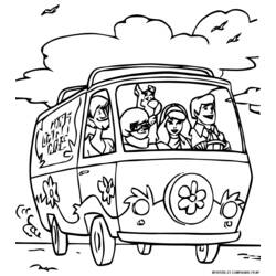 Dibujo para colorear: Scooby Doo (Dibujos Animados y Series Animadas) #31698 - Dibujos para Colorear e Imprimir Gratis