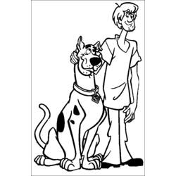 Dibujo para colorear: Scooby Doo (Dibujos Animados y Series Animadas) #31719 - Dibujos para Colorear e Imprimir Gratis