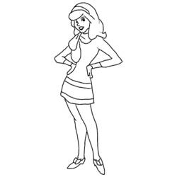 Dibujo para colorear: Scooby Doo (Dibujos Animados y Series Animadas) #31732 - Dibujos para Colorear e Imprimir Gratis