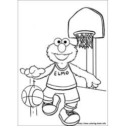 Dibujo para colorear: Sesame Street (Dibujos Animados y Series Animadas) #32199 - Dibujos para Colorear e Imprimir Gratis
