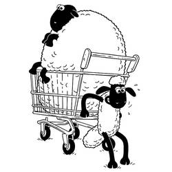 Dibujo para colorear: Shaun la Oveja (Dibujos Animados y Series Animadas) #209526 - Dibujos para Colorear e Imprimir Gratis