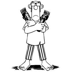Dibujo para colorear: Shaun la Oveja (Dibujos Animados y Series Animadas) #209530 - Dibujos para Colorear e Imprimir Gratis