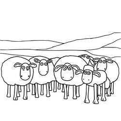 Dibujo para colorear: Shaun la Oveja (Dibujos Animados y Series Animadas) #209531 - Dibujos para Colorear e Imprimir Gratis