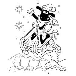 Dibujo para colorear: Shaun la Oveja (Dibujos Animados y Series Animadas) #209534 - Dibujos para Colorear e Imprimir Gratis