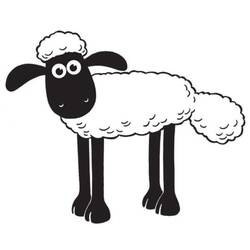 Dibujo para colorear: Shaun la Oveja (Dibujos Animados y Series Animadas) #209535 - Dibujos para Colorear e Imprimir Gratis
