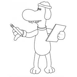 Dibujo para colorear: Shaun la Oveja (Dibujos Animados y Series Animadas) #209540 - Dibujos para Colorear e Imprimir Gratis