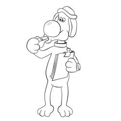 Dibujo para colorear: Shaun la Oveja (Dibujos Animados y Series Animadas) #209541 - Dibujos para Colorear e Imprimir Gratis