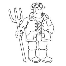 Dibujo para colorear: Shaun la Oveja (Dibujos Animados y Series Animadas) #209542 - Dibujos para Colorear e Imprimir Gratis