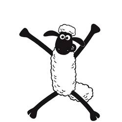 Dibujo para colorear: Shaun la Oveja (Dibujos Animados y Series Animadas) #209544 - Dibujos para Colorear e Imprimir Gratis