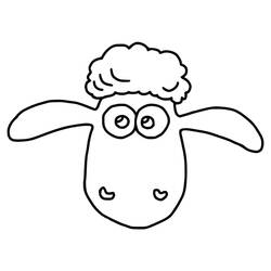 Dibujo para colorear: Shaun la Oveja (Dibujos Animados y Series Animadas) #209548 - Dibujos para Colorear e Imprimir Gratis