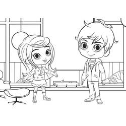 Dibujo para colorear: Shimmer y Shine (Dibujos Animados y Series Animadas) #196163 - Dibujos para Colorear e Imprimir Gratis