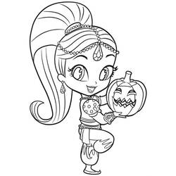 Dibujo para colorear: Shimmer y Shine (Dibujos Animados y Series Animadas) #196168 - Dibujos para Colorear e Imprimir Gratis