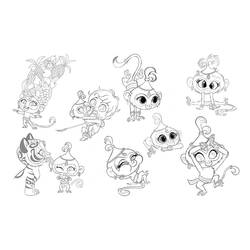 Dibujo para colorear: Shimmer y Shine (Dibujos Animados y Series Animadas) #196174 - Dibujos para Colorear e Imprimir Gratis