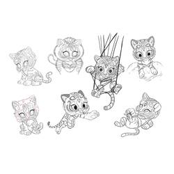 Dibujo para colorear: Shimmer y Shine (Dibujos Animados y Series Animadas) #196180 - Dibujos para Colorear e Imprimir Gratis