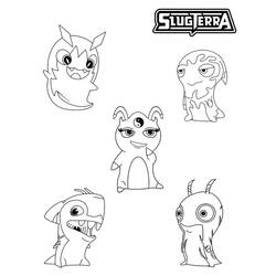 Dibujo para colorear: Slugterra (Dibujos Animados y Series Animadas) #195521 - Dibujos para Colorear e Imprimir Gratis