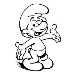 Dibujo para colorear: Smurfs (Dibujos Animados y Series Animadas) #34566 - Dibujos para Colorear e Imprimir Gratis
