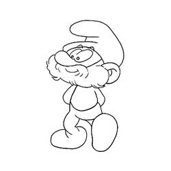 Dibujo para colorear: Smurfs (Dibujos Animados y Series Animadas) #34605 - Dibujos para Colorear e Imprimir Gratis