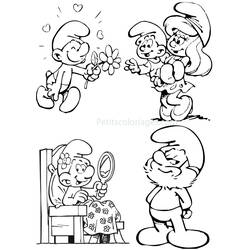 Dibujo para colorear: Smurfs (Dibujos Animados y Series Animadas) #34613 - Dibujos para Colorear e Imprimir Gratis