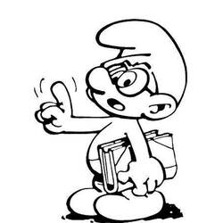 Dibujo para colorear: Smurfs (Dibujos Animados y Series Animadas) #34614 - Dibujos para Colorear e Imprimir Gratis