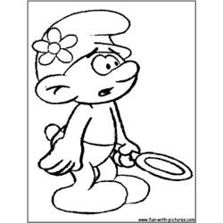 Dibujo para colorear: Smurfs (Dibujos Animados y Series Animadas) #34620 - Dibujos para Colorear e Imprimir Gratis