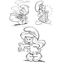 Dibujo Smurfs (Dibujos Animados y Series Animadas) #34680 para imprimir y colorear