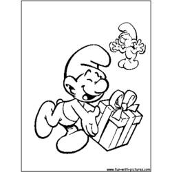 Dibujo para colorear: Smurfs (Dibujos Animados y Series Animadas) #34689 - Dibujos para Colorear e Imprimir Gratis