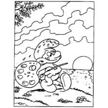Dibujo Smurfs (Dibujos Animados y Series Animadas) #34709 para imprimir y colorear