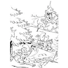 Dibujo Smurfs (Dibujos Animados y Series Animadas) #34718 para imprimir y colorear