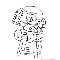 Dibujo para colorear: Smurfs (Dibujos Animados y Series Animadas) #34734 - Dibujos para Colorear e Imprimir Gratis