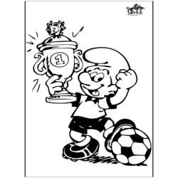 Dibujo para colorear: Smurfs (Dibujos Animados y Series Animadas) #34767 - Dibujos para Colorear e Imprimir Gratis