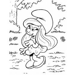 Dibujo para colorear: Smurfs (Dibujos Animados y Series Animadas) #34843 - Dibujos para Colorear e Imprimir Gratis