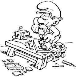 Dibujo Smurfs (Dibujos Animados y Series Animadas) #34892 para imprimir y colorear
