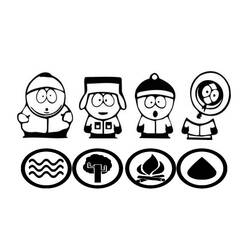 Dibujo para colorear: South Park (Dibujos Animados y Series Animadas) #31118 - Dibujos para Colorear e Imprimir Gratis