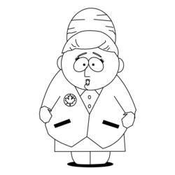 Dibujo para colorear: South Park (Dibujos Animados y Series Animadas) #31129 - Dibujos para Colorear e Imprimir Gratis