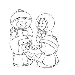 Dibujo para colorear: South Park (Dibujos Animados y Series Animadas) #31236 - Dibujos para Colorear e Imprimir Gratis