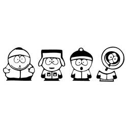 Dibujo para colorear: South Park (Dibujos Animados y Series Animadas) #31242 - Dibujos para Colorear e Imprimir Gratis