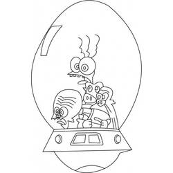 Dibujo para colorear: Space Goofs (Dibujos Animados y Series Animadas) #34469 - Dibujos para Colorear e Imprimir Gratis
