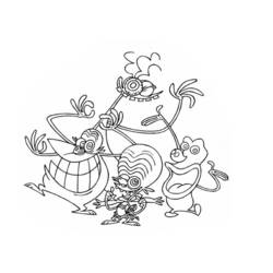 Dibujo para colorear: Space Goofs (Dibujos Animados y Series Animadas) #34472 - Dibujos para Colorear e Imprimir Gratis
