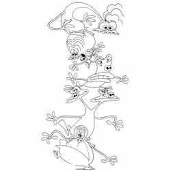 Dibujo para colorear: Space Goofs (Dibujos Animados y Series Animadas) #34535 - Dibujos para Colorear e Imprimir Gratis