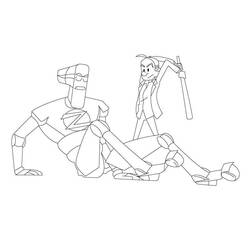 Dibujo para colorear: Spirou y Fantasio (Dibujos Animados y Series Animadas) #182512 - Dibujos para Colorear e Imprimir Gratis